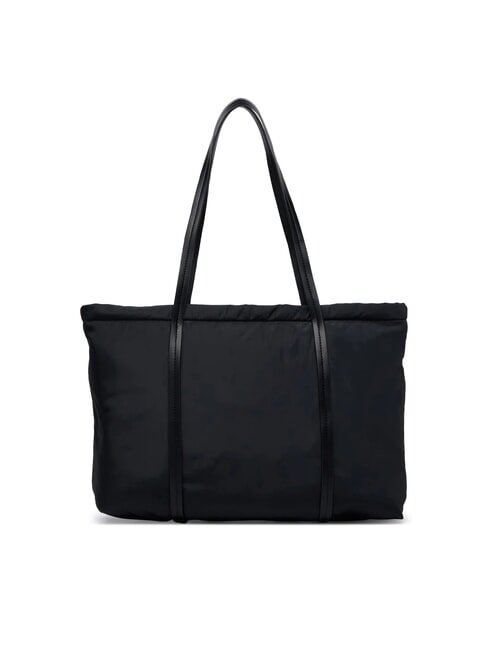 TOTE Sac cabas en tissu recycl&eacute; sur noir - Sacs pour Femme