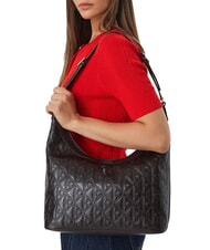 CALVIN KLEIN EMBLEM AOP sac bandouli&egrave;re argent d&eacute;licieux/antique - Sacs pour Femme - 2