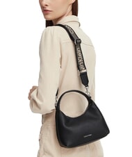 CALVIN KLEIN WEBBING Mini sac &agrave; main avec bandouli&egrave;re sur noir - Sacs pour Femme - 2