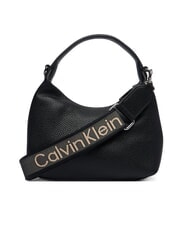 CALVIN KLEIN WEBBING Mini sac &agrave; main avec bandouli&egrave;re sur noir - Sacs pour Femme - 3