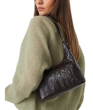CALVIN KLEIN EMBLEM AOP Sac bandouli&egrave;re / sac port&eacute; travers argent d&eacute;licieux/antique - Sacs pour Femme - 2