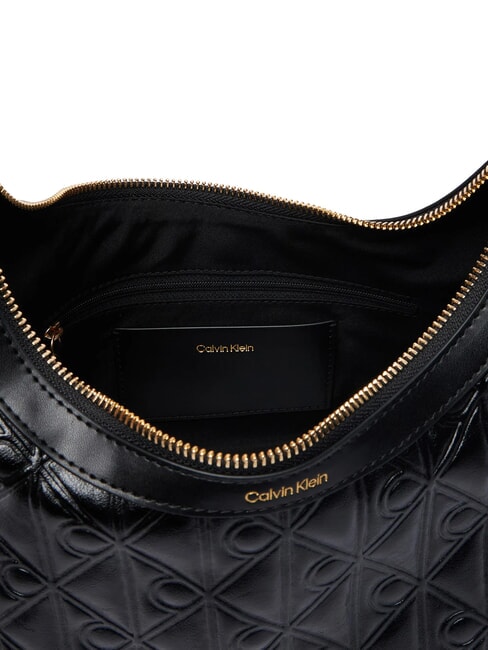 EMBLEM AOP Sac bandouli&egrave;re / sac port&eacute; travers sur noir - Sacs pour Femme