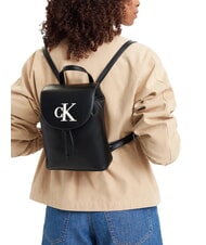 CALVIN KLEIN BOLD CK Mini sac &agrave; dos noir et blanc - Sacs pour Femme - 2