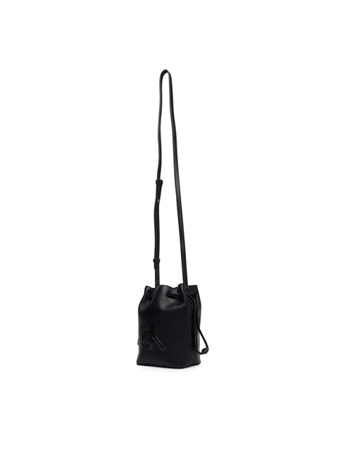 BOLD CK Mini sac bandouli&egrave;re seau sur noir - Sacs pour Femme