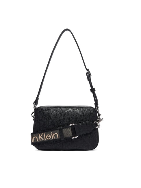 WEBBING Mini sac bandouli&egrave;re, avec bandouli&egrave;re sur noir - Sacs pour Femme