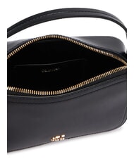 CALVIN KLEIN CK HARDWARE Sac &agrave; main avec bandouli&egrave;re sur noir - Sacs pour Femme - 4