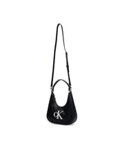 CALVIN KLEIN BOLD CK Sac bandouli&egrave;re, avec bandouli&egrave;re noir et blanc - Sacs pour Femme - 3