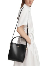CALVIN KLEIN CK CONVERTIBLE Mini sac seau avec bandouli&egrave;re le noir - Sacs pour Femme - 2