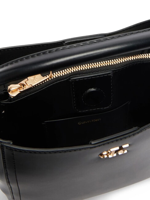 CK CONVERTIBLE Mini sac seau avec bandouli&egrave;re le noir - Sacs pour Femme