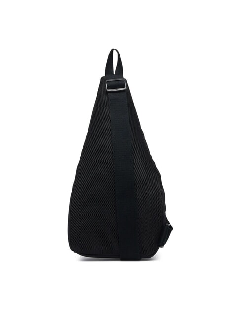 BOLD Sac en tissu recycl&eacute; sur noir - Sacs en Bandouli&egrave;res pour Homme