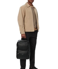 CALVIN KLEIN RAISED Sac &agrave; dos pour ordinateur portable 13 pouces sur noir - Sacs &agrave; dos pour l'&Eacute;cole & les Loisirs - 4