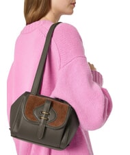COCCINELLE MAVERY PO.WA.C sac bandouli&egrave;re boue/croc/cognition - Sacs pour Femme - 2