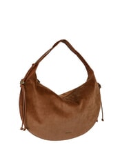 COCCINELLE THESS CORDUROY Sac bandouli&egrave;re maxi Cognac - Sacs pour Femme - 2
