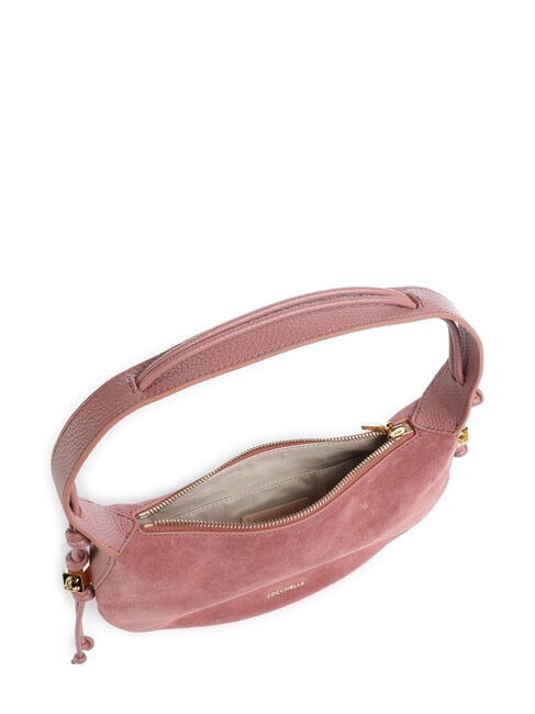 THESS SUEDE BIM sac bandouli&egrave;re Rose d'hiver - Sacs pour Femme