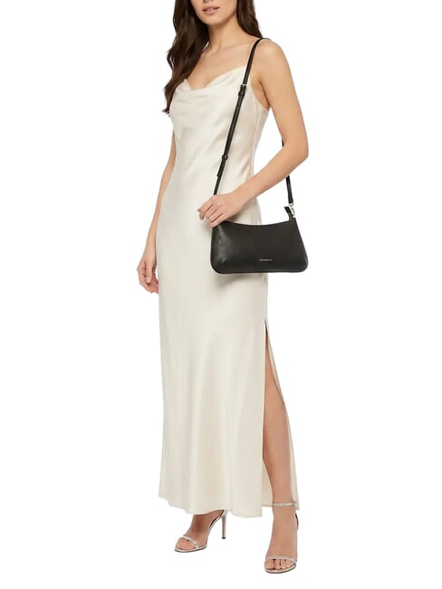 C-ME CHAIN sac bandouli&egrave;re Noir - Sacs pour Femme