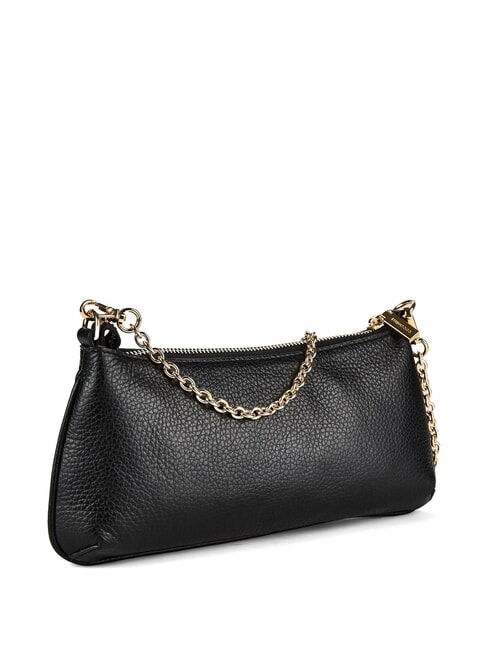 C-ME CHAIN sac bandouli&egrave;re Noir - Sacs pour Femme