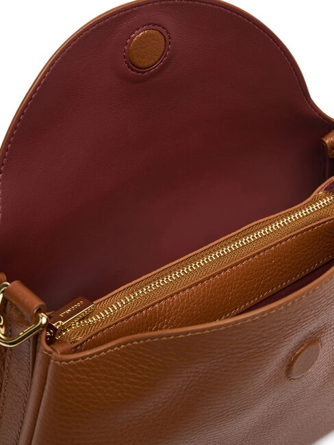 TIGGY Sac &agrave; main avec bandouli&egrave;re Cognac - Sacs pour Femme