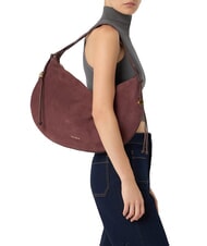 COCCINELLE THESS SUEDE BIM Sac bandouli&egrave;re maxi en cuir baie - Sacs pour Femme - 2