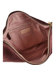 COCCINELLE THESS SUEDE BIM Sac bandouli&egrave;re maxi en cuir baie - Sacs pour Femme - 4