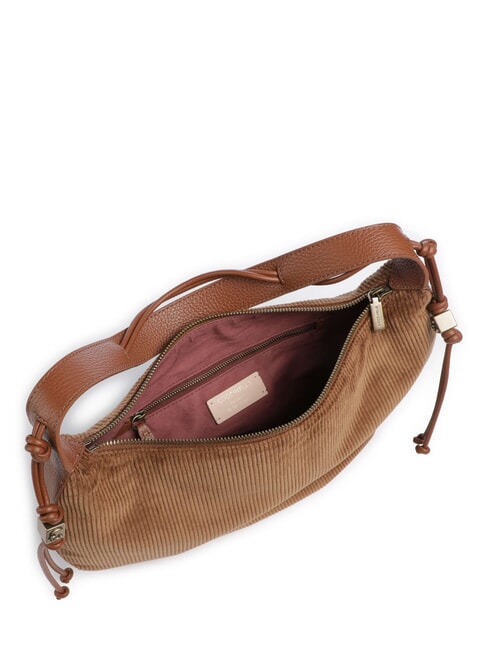 THESS CORDUROY sac bandouli&egrave;re Cognac - Sacs pour Femme