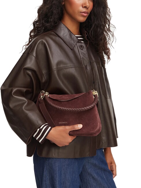 TIGGY SUEDE BIM Sac &agrave; main avec bandouli&egrave;re baie - Sacs pour Femme