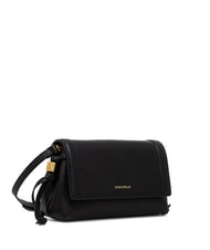 COCCINELLE THESS Mini sac bandouli&egrave;re en cuir Noir - Sacs pour Femme - 2