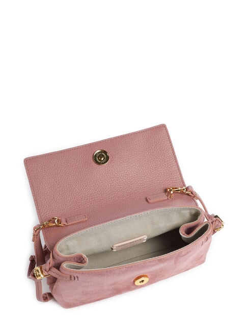 THESS SUEDE BIM Mini sac bandouli&egrave;re Rose d'hiver - Sacs pour Femme