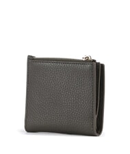 COCCINELLE METALLIC SOFT Mini portefeuille en cuir boue - Portefeuilles Femme - 3