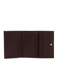 COCCINELLE METALLIC SOFT Portefeuille &agrave; deux volets en cuir martel&eacute; baie - Portefeuilles Femme - 2