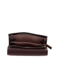 COCCINELLE METALLIC SOFT Portefeuille &agrave; deux volets en cuir martel&eacute; baie - Portefeuilles Femme - 3