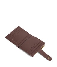 COCCINELLE METALLIC SOFT Mini portefeuille en cuir baie - Portefeuilles Femme - 2