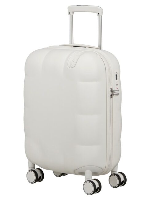 DREAMI Valise &agrave; roulettes pour bagage cabine, cadenas TSA blanc nuage - Valises cabine
