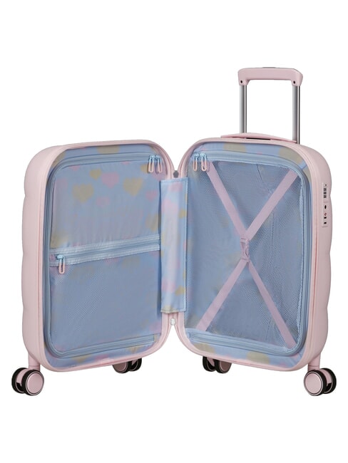 DREAMI Valise &agrave; roulettes pour bagage cabine, cadenas TSA rose ciel de r&ecirc;ve - Valises cabine