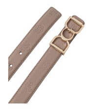 GUESS ANISE Ceinture logo taupe fonc&eacute; - Ceintures - 2