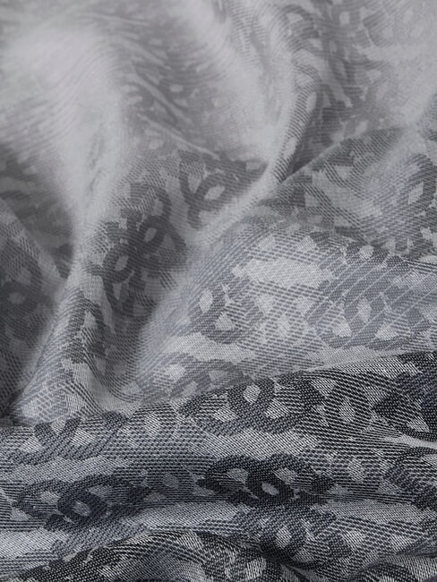 JACQUARD Foulard NOIR - &Eacute;charpes
