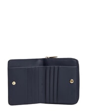 TOMMY HILFIGER TH ICON Portefeuille moyen, grain&eacute; bleu de l'espace - Portefeuilles Femme - 3