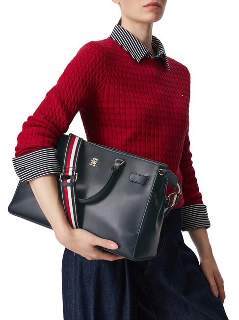 TH JOY Grand sac &agrave; main avec bandouli&egrave;re amovible bleu de l'espace - Sacs pour Femme