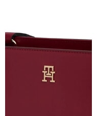 TOMMY HILFIGER TH JOY Sac bandouli&egrave;re, double portabilit&eacute; rouge d'automne - Sacs pour Femme - 3