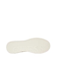 GUESS WESLI Baskets or blanc - Chaussures Femme - 5