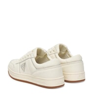 GUESS UDDENT Baskets en cuir ivoire - Chaussures Homme - 3