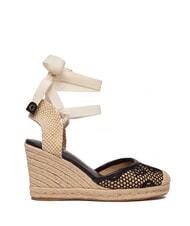 GUESS CHEYIN Sandales espadrilles &agrave; talon de 10 cm - Chaussures Femme
