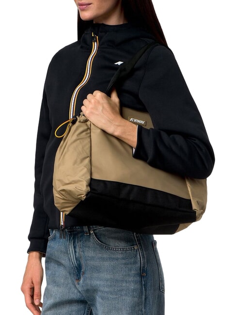 AISY Sac bandouli&egrave;re, avec bandouli&egrave;re beige kaki - Sacs pour Femme
