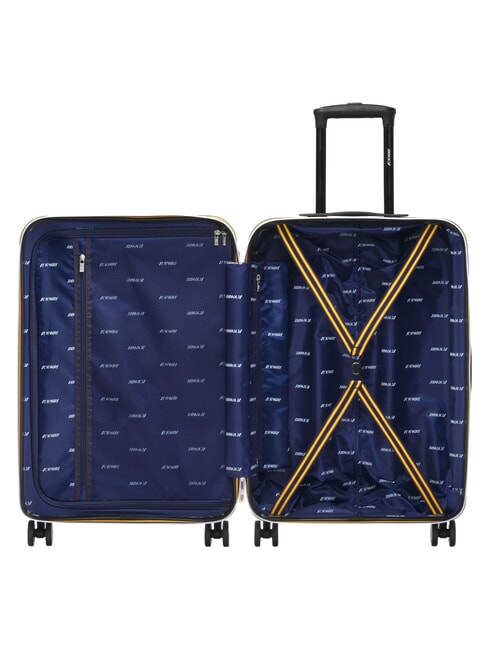 EUDOXIEUR LOGO Chariot moyen, avec monogramme K-Way profondeur bleue - Valises Rigides