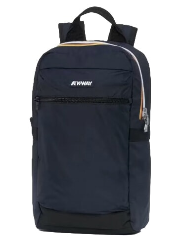 MID LAON Sac &agrave; dos en nylon d&eacute;perlant profondeur bleue - Sacs &agrave; dos pour l'&Eacute;cole & les Loisirs