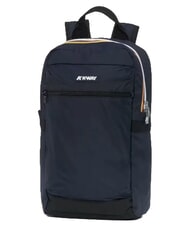 KWAY MID LAON Sac &agrave; dos en nylon d&eacute;perlant profondeur bleue - Sacs &agrave; dos pour l'&Eacute;cole & les Loisirs - 3
