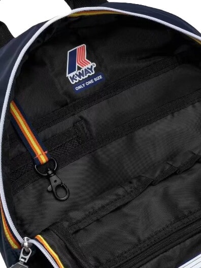 MID LAON Sac &agrave; dos en nylon d&eacute;perlant profondeur bleue - Sacs &agrave; dos pour l'&Eacute;cole & les Loisirs