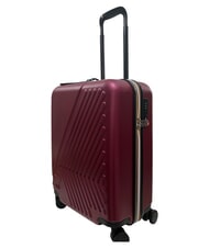 KWAY EUDOXIE LOGO Valise &agrave; main &agrave; roulettes, avec monogramme K-Way rouge dk - Valises cabine - 4
