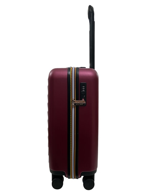EUDOXIE LOGO Valise &agrave; main &agrave; roulettes, avec monogramme K-Way rouge dk - Valises cabine
