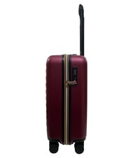 KWAY EUDOXIE LOGO Valise &agrave; main &agrave; roulettes, avec monogramme K-Way rouge dk - Valises cabine - 6