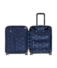 KWAY EUDOXIE LOGO Valise &agrave; main &agrave; roulettes, avec monogramme K-Way profondeur bleue - Valises cabine - 2